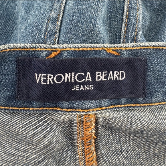 Veronica Beard Kasey Mid Rise Wide-Leg Jean - Picture 8 of 12